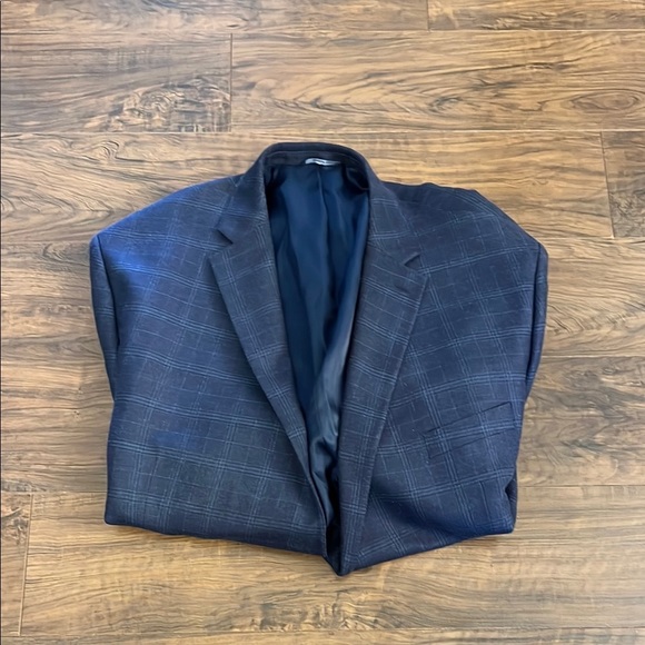 Men’s Ralph Lauren Dark Blue Checkered Blazer, Sz. XXL - Picture 11 of 11